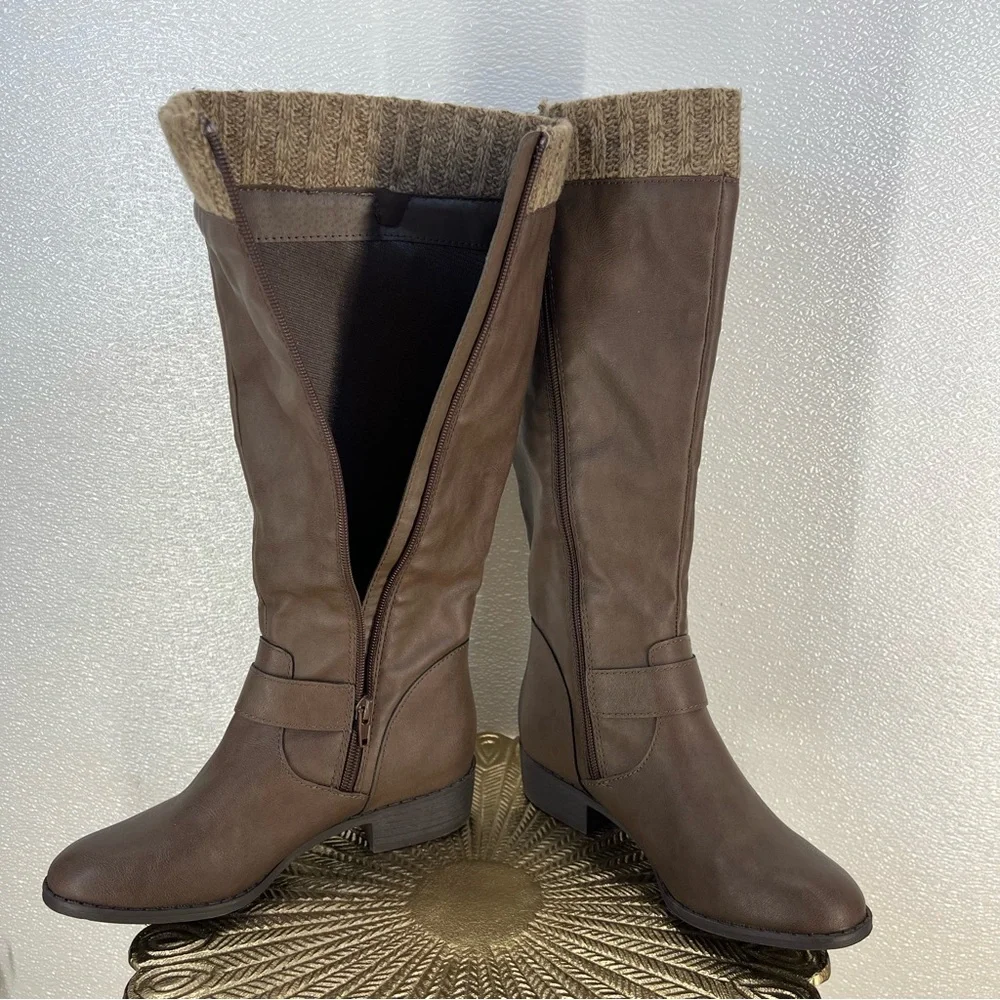 Me Too Carmella Riding Boots – Brown, Size 6M 👢‎